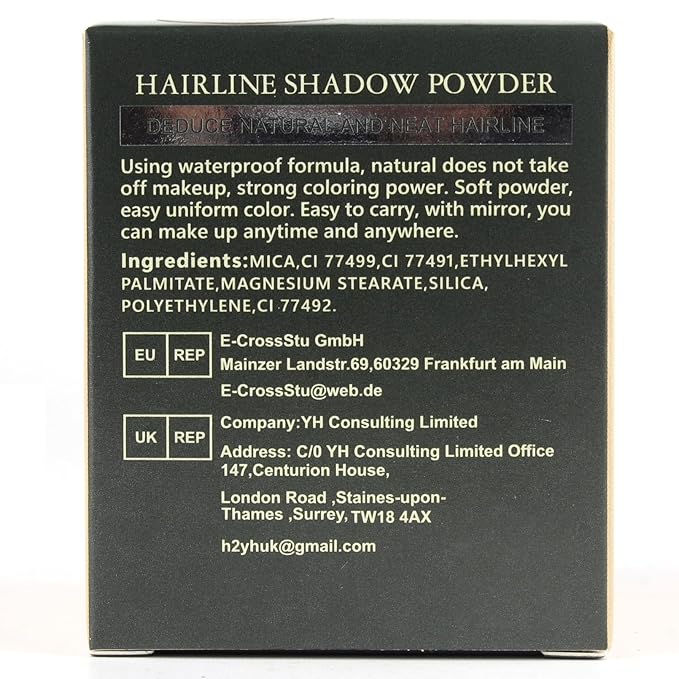 SOVONCARE Hairline Powder - Root Touch Up & Gray Hair Concealer for Men and Women, Instantly Covers Thinning Hair and Bald Spots, Natural-Looking Coverage Red 0.35 oz