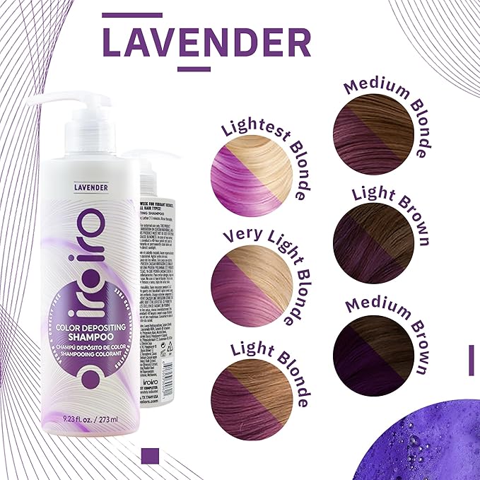 iroiro Color Depositing Shampoo (Lavender)