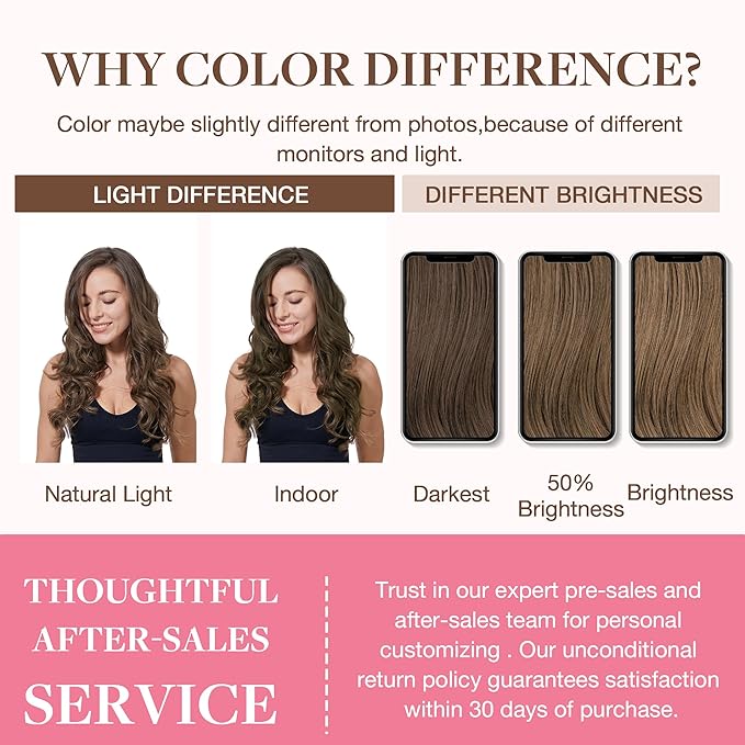 GOO GOO Clip in Hair Extensions Real Human Hair, Remy Human Hair Extensions Clip ins for Women, Natural Human Hair, 18inch 130g 7Pcs, 5 Light Ash Brown