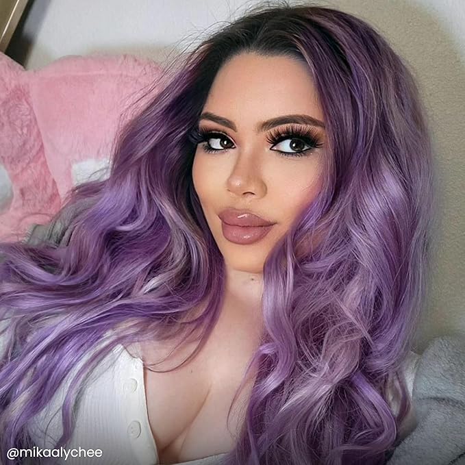 Arctic Fox Semi-Permanent Hair Dye, Vegan & Cruelty-Free, Pastel Lilac Color for Platinum Blonde Hair, Ammonia & Peroxide Free, Conditioning Formula, Girls Night, 4 Fl Oz (Pack of 2)