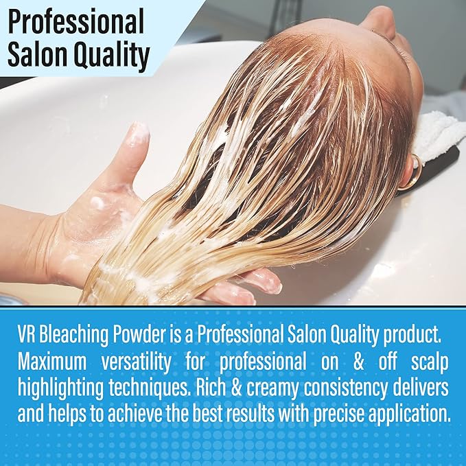 Hair Bleaching Powder for Dark Hair Lightening Blonde Hair Salon Quality Safe at Home (1.05 oz (pack of 1))