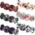 Geyoga 6 Pieces Vintage Hair Barrettes for Women Retro Flower French Pearl Crystal Rhinestones Clips Hair Pins for Women Styling Accessories(Gorgeous Style)