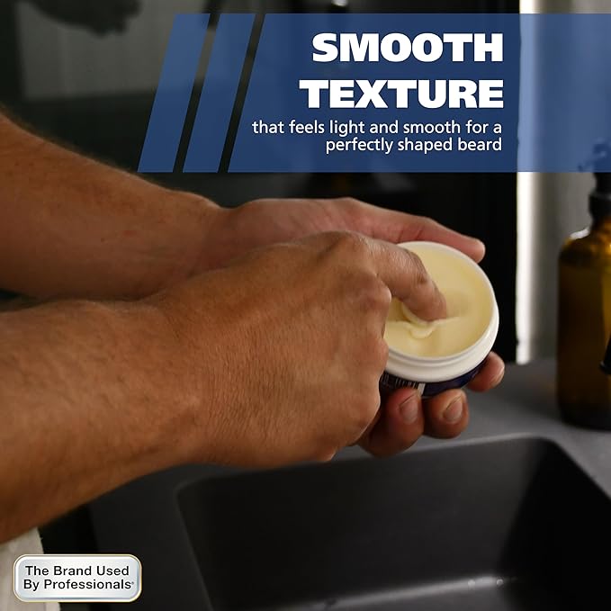 Wahl Beard Balm for Men - Shapes and Styles Facial Hair – Leave in Conditioner for a Light Hold for All-Day Control – With Shea Butter, Aloe, Mango Seed Butter & Candelilla Wax - Model 3028690