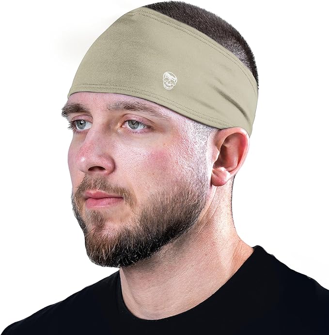 Gymreapers Workout Headbands for Men & Women-Comfortable Sweat Absorbing Band to Keep Hair Back During Running Sports Gym Cycling and Outdoor Activities