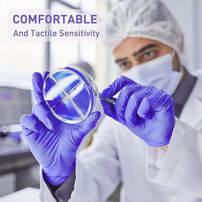 PElPU Nitrile Gloves, Disposable cleaning, Powder Free, Latex Free, Non-Sterile Protective Gloves