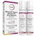 Minoxidil for Women 5% Foam - Helps Restore Top of Scalp Hair Loss and Support Hair Growth for Women, Regrowth with Unscented Topical Treatment for Thinning Hair (5% Foam 4-Month Supply)