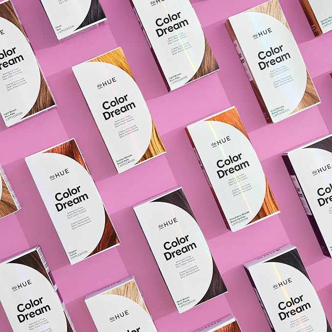 dpHUE Color Dream, Copper - Ammonia-Free, Demi-Permanent Hair Color - Lasts 16 Washes - Boosts Shine - Paraben & Sulfate Free, Leaping Bunny Certified