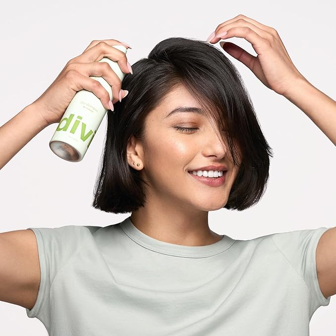 Divi Dry Shampoo Spray Travel Size - Formulated to Absorb Oil, Balance the Scalp and Extend Time Between Washes - Free of Benzene, Butane, Propane and Talc, 1.7oz (2 Pack)