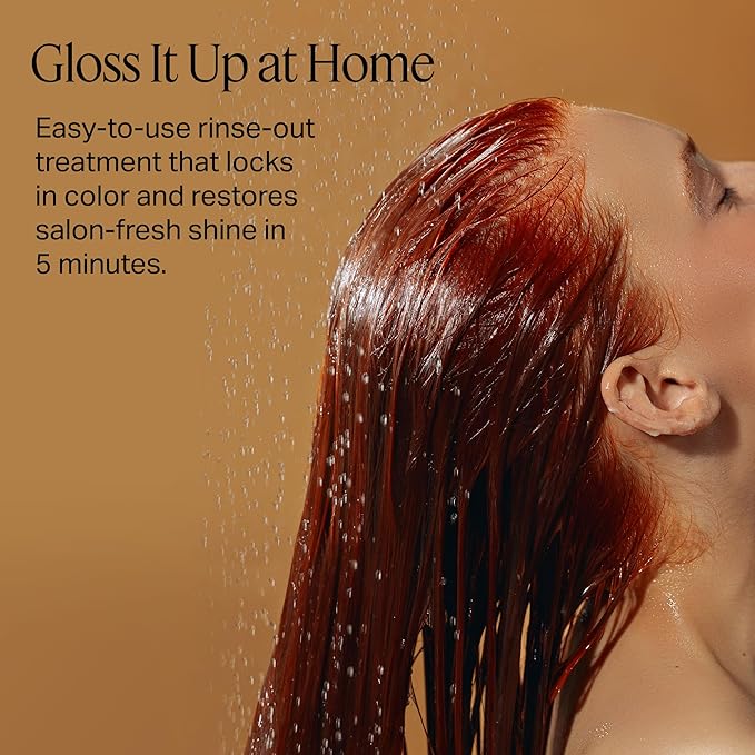Freewill Color Seal Glossing Rinse, Gloss Treatment for Preserving Hair Color and Restoring Shine to Color-Treated Hair, Helps with Frizz Control, 8.5 oz