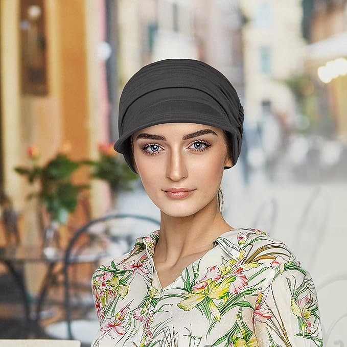 Soft Bamboo Baseball Cap for Chemo Women