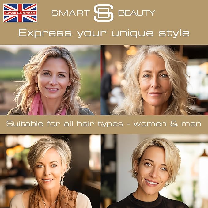 Creamy Blonde Hair Dye with added Plex Hair Care Conditioner, Permanent Hair Color with Natural Creamy Toner for Blond Hair, Vegan Hair Dye, Cruelty-Free - Smart Beauty Hair Color