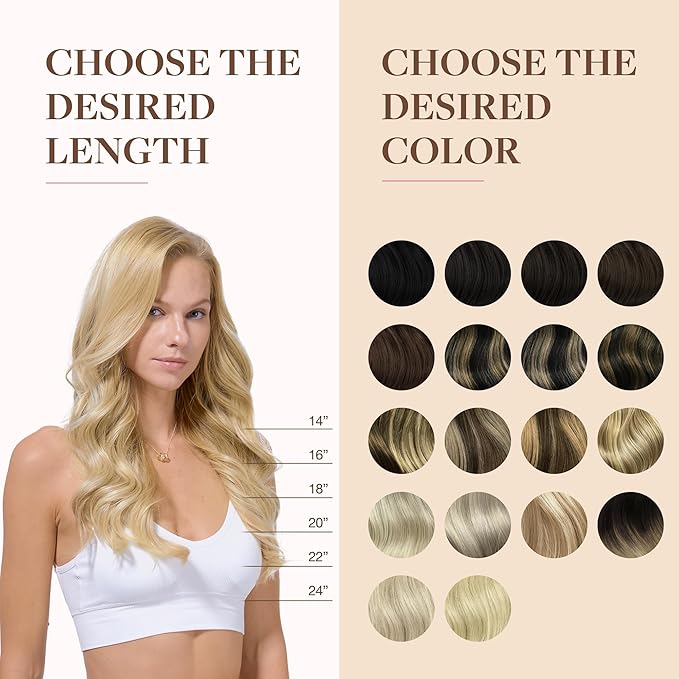 GOO GOO Clip in Hair Extensions Real Human Hair, Remy Human Hair Extensions Clip ins for Women, Natural Human Hair, 24inch 220g 9Pcs, #16/22 Light Blonde Highlighted Golden Blonde