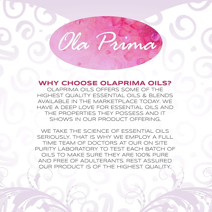 Ola Prima Tea Tree Essential Oil 8oz Pure Bulk - Therapeutic Grade Tea Tree Oil for Aromatherapy