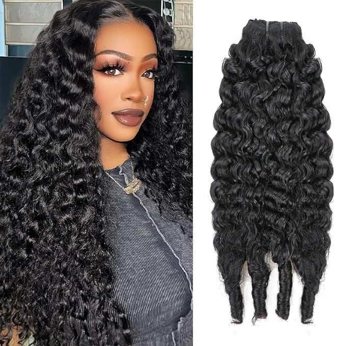 Burmese Curly Clip In Hair Extensions Real Human Hair 8pcs 120g/Set Spirally Curly Classic Clips Ins Full Head For Black Women 26 Inch Natural Black