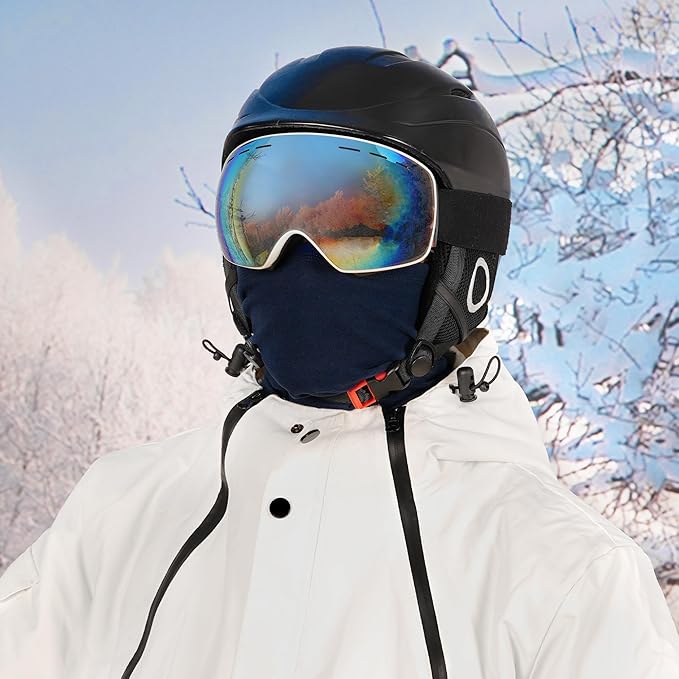 Winter Neck Gaiter Warmer, Soft Fleece Face Mask Scarf for Cold Weather Skiing Cycling Outdoor Sports