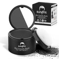 ELEVATE Hair Line Powder Instantly Conceal Hair Loss for Thinning Areas - Shadow Makeup - Root Cover Touch Up with Puff Touch - Instant Gray Coverage for Men and Women (Black)