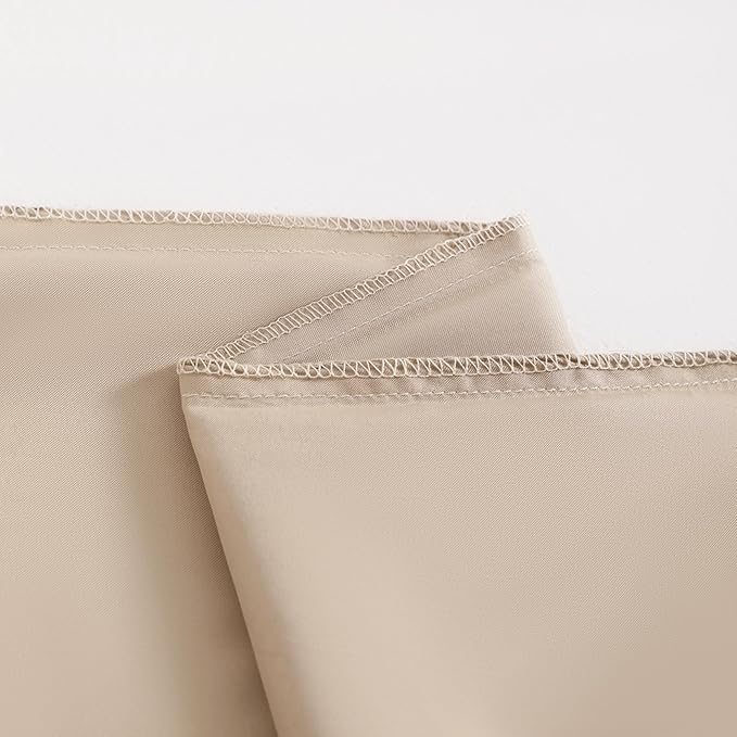 NTBAY Satin Body Pillowcase for Hair and Skin, Luxurious and Silky Pillow case with Envelope Closure, 20x54 Inches, Taupe