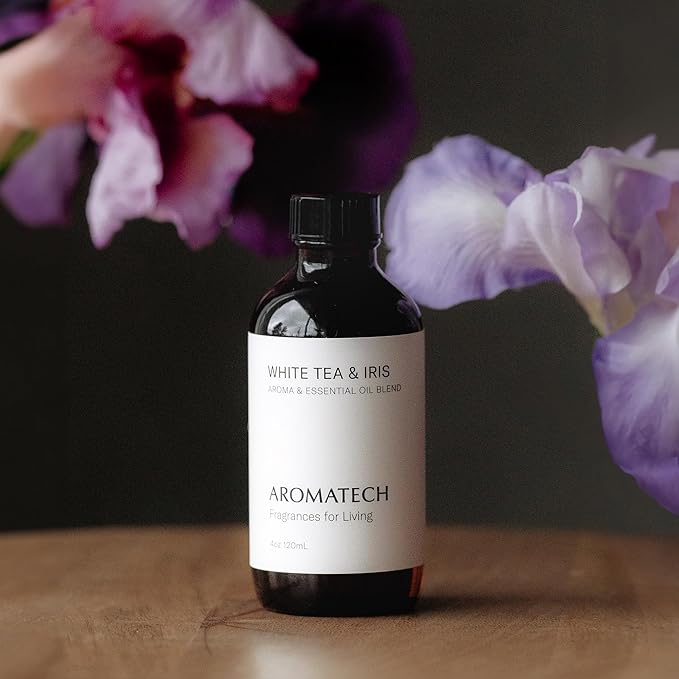 AromaTech White Tea & Iris for Aroma Oil Scent Diffusers - 120 Milliliter