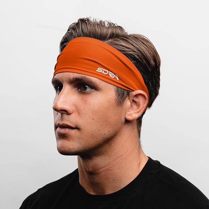 Suddora Workout Headband - Lightweight, Stylish & Comfortable Spandex Headband for Running, Workout, Football, Cosplay & Costumes