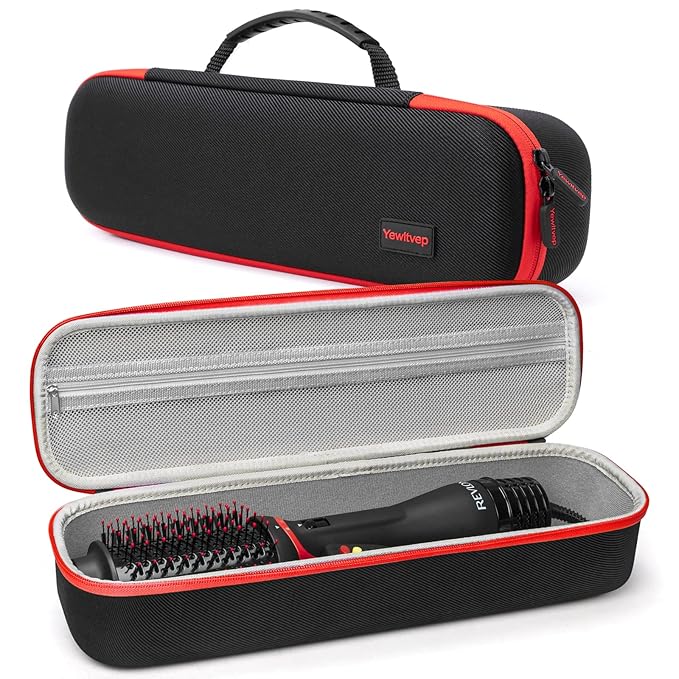 Yewltvep Case for One-Step Volumizer Plus 2.0, Hard Travel Case Fits for One-Step Volumizer Plus, Hair Dryer and Styler Hot Air Brush Storage Organizer, Carrying Box for Hair Dryer Brush(Box Only)