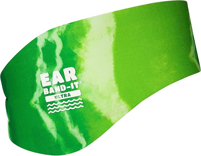 Earvolution Ear Band-It Ultra Swimming Headband for Kids and Adults - Invented by Ear, Nose, and Throat Physician - Custom Anti-Slip Grip Neoprene Maximizes Protection, 12 Color Options, 3 Sizes