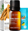 Gya Labs Palo Santo Essential Oil - 0.34 Fl Oz - for Hair, Skin, Diffuser, Aromatherapy & DIY Candle Making Scent