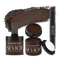 Sevich Hairline Powder 10g 2-Pack with Brush, Instantly Conceals Hair Loss & Thinning, 48H Waterproof Root Touch Up Powder, Natural Hair Shadow Toppers for Women & Men, 2 Box = 5 Boxes,Dark Brown