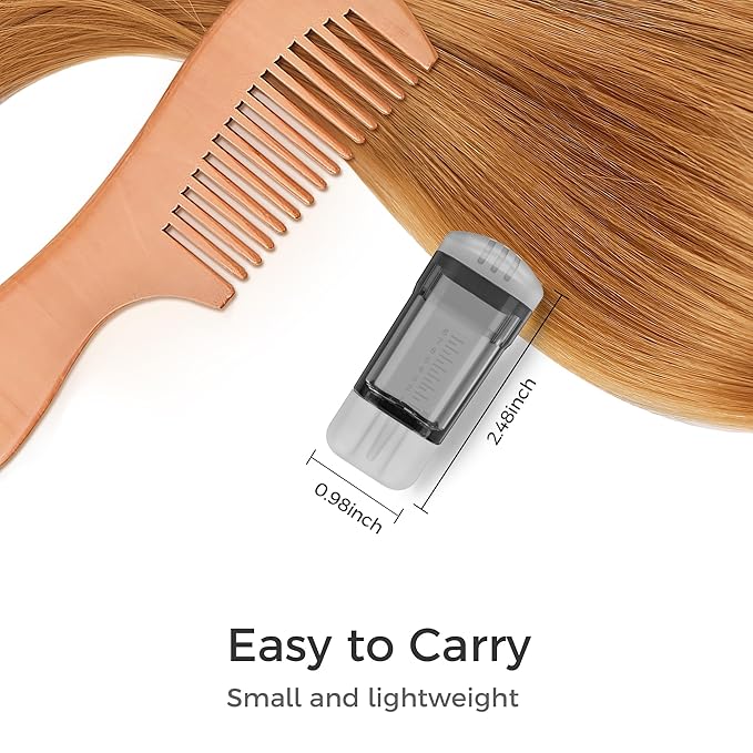 2 Pcs Minoxidil Applicator, Efficient Apply No Messy Hair Serum Applicator Small Minoxidil Applicator Tool, Hair Applicator Bottle Minoxidil Brush Scalp Applicator Comb Dedicated to Minoxidil