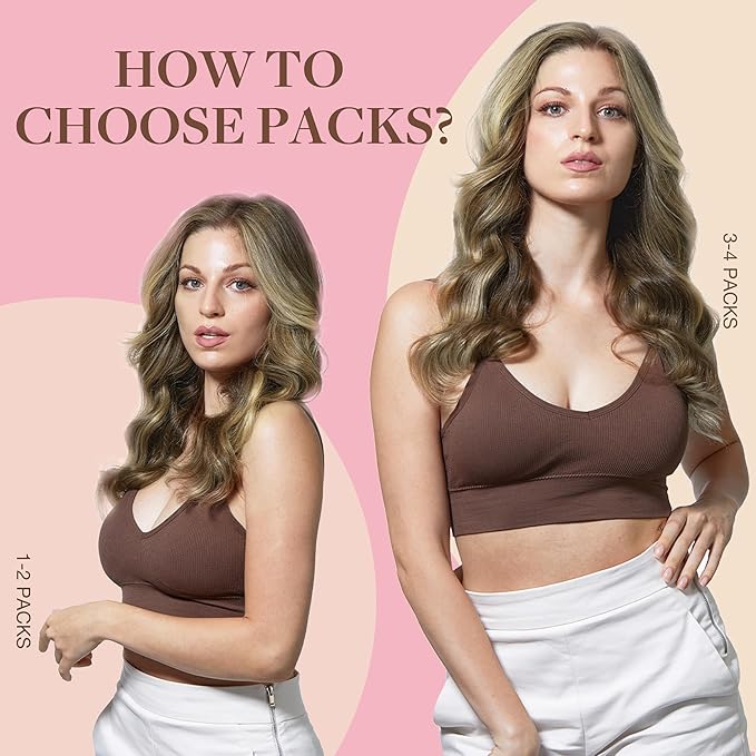 GOO GOO Tape in Hair Extensions Human Hair, 3/8/613 Walnut Brown to Ash Brown and Bleach Blonde, 14inch 100g 40pcs, Skin Weft Seamless Invisible, Silky Straight with Thick Ends, Remy Human Hair