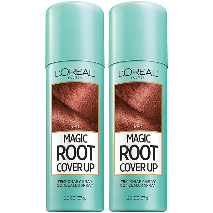L'Oreal Paris Hair Color Root Cover Up Hair Dye Red 2 Ounce (Pack of 2) (Packaging May Vary)