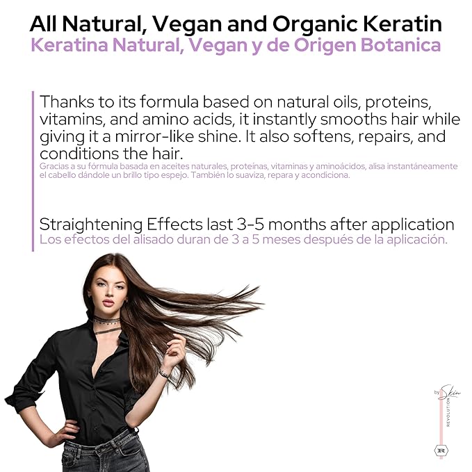 Ritual Botánico Keratina Orgánica | Treatment to Straighten, Repair and Relax Hair | All Natural, Organic & Vegan Ingredients | Product of Colombia| Keratin Large, 1 Liter/33.8 Fl Oz