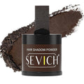 Sevich Hairline Powder 10g Large Capacity - Instantly Conceals Hair Loss, Root Touch up, Shadow Toppers for Women & Men Thinning Gray Hair - 48H Makeup Lasting, 1 Box = 2.5 Boxes, Dark Brown
