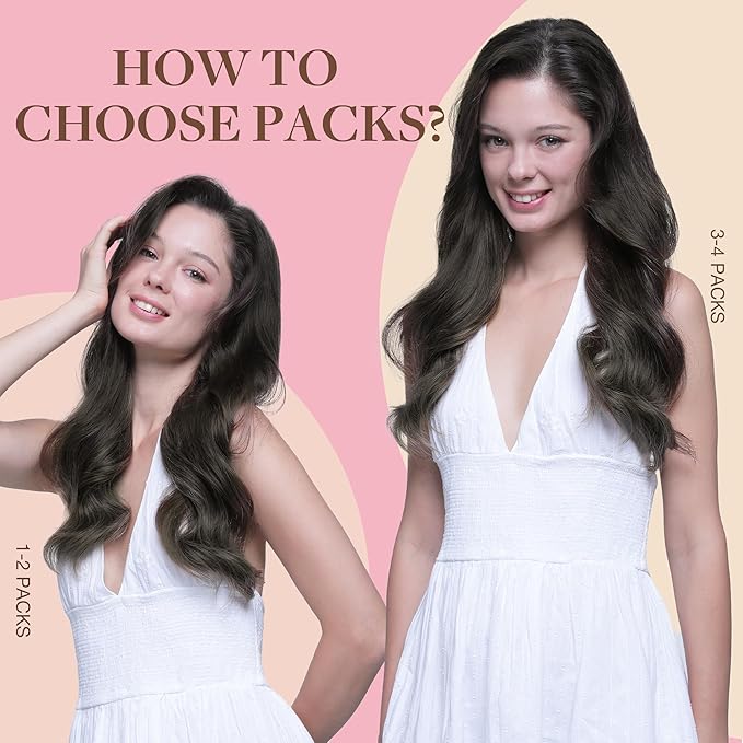 GOO GOO Tape in Hair Extensions Human Hair, 1C Mocha Brown, 18inch 50g 20pcs, Skin Weft Seamless Invisible, Silky Straight with Thick Ends, Remy Human Hair