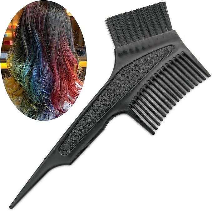 Losaria 10 Pieces Hair Coloring Dyeing Kit Professional Hair Dye Tools for Bleaching and Hair Dye, including Hair Dye Brush, Ear Cover, Hair Cover, Shawl, Gloves, Hair Clips
