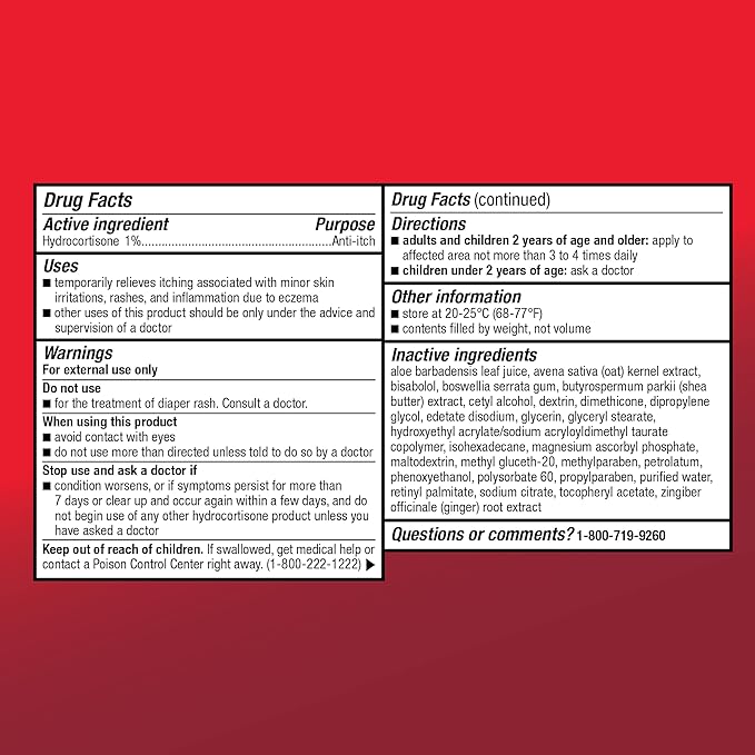 Amazon Basic Care Maximum Strength 1% Hydrocortisone Anti-Itch Lotion for Eczema, 3.5 ounce (Pack of 1)