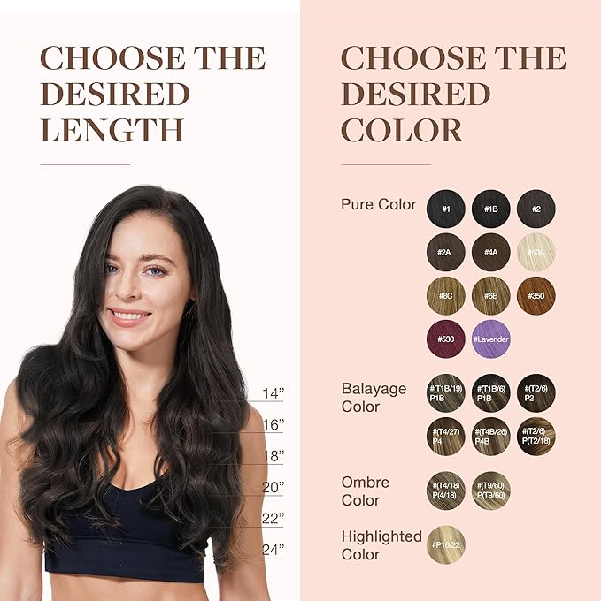 GOO GOO Clip in Hair Extensions Real Human Hair, Remy Human Hair Extensions Clip ins for Women, Natural Human Hair, 18inch 180g 7Pcs, #1B Natural Black