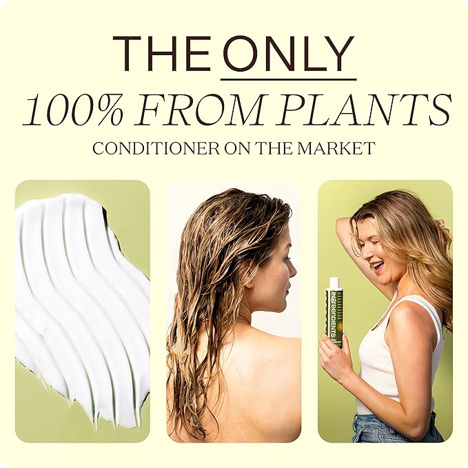 Ingreendients Tea Tree Hair Conditioner - Organic, Sulfate-Free, Color-Safe, Silicone-Free, Cruelty-Free, with Shea Butter and Jojoba Oil