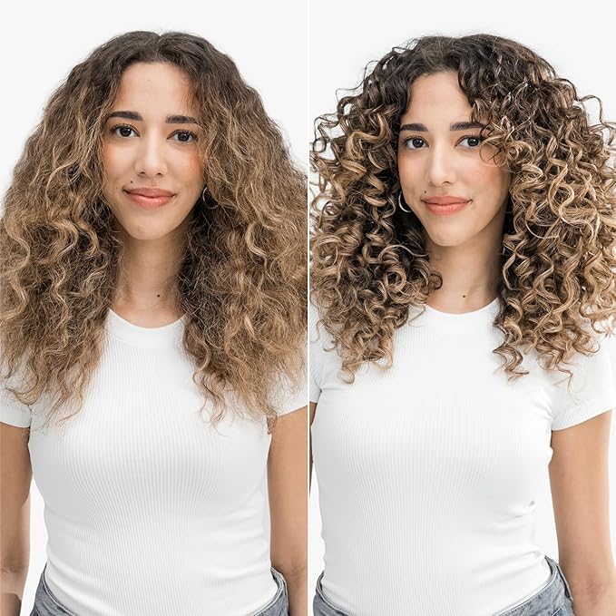 Love Ur Curls® Volumizing Foam, Lightweight Mousse for Curly Hair, Volume & Definition, Frizz Control, Soft Hold, Vegan, Silicone-Free, Quick-Drying, 7.3Fl. Oz.