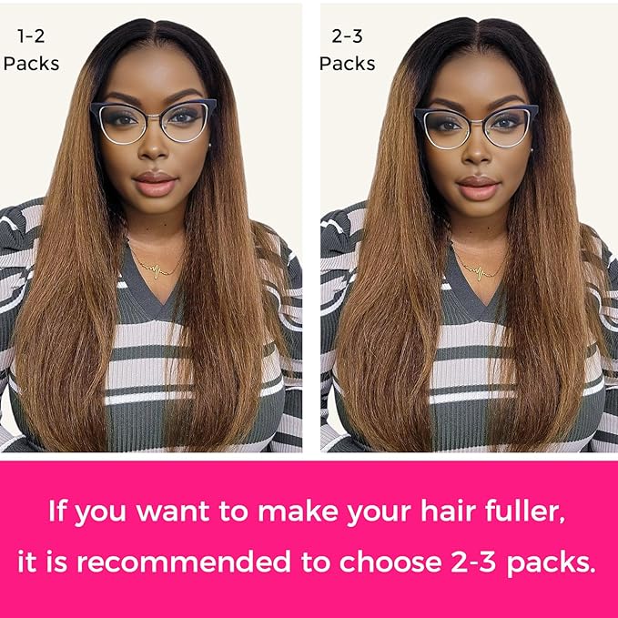 Lashey Seamless Clip in Hair Extensions Human Hair 150g 9pcs 24 Inch Ombre Natural Black to Medium Auburn Straight Clip in Hair Extension for Women PU Weft Hair Extension