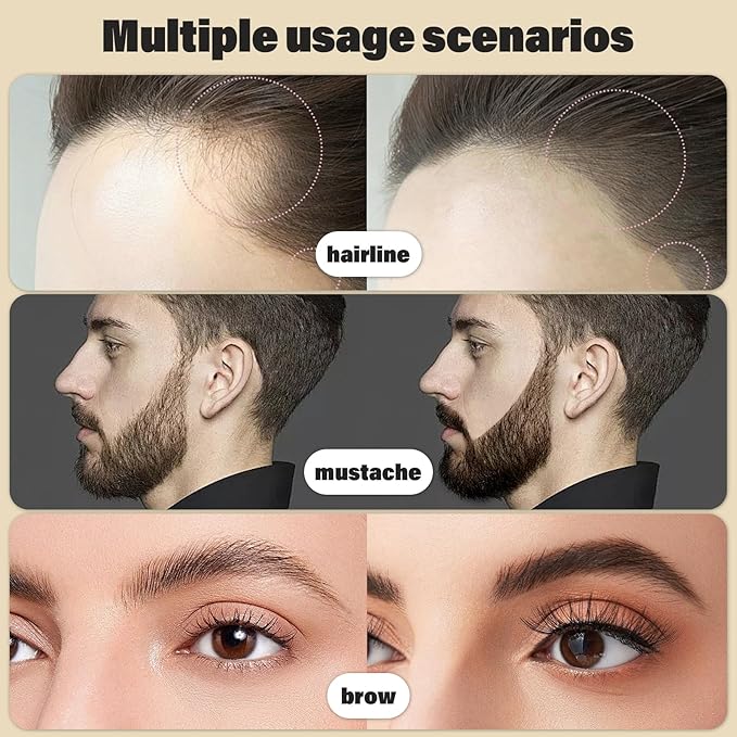 Root Touch Up Hair Color Powder For Concealing Hair Loss & Thinning, Gray Hair Shadow Powder Root Cover Up For Women & Men (Medium Blonde, 0.35 Ounce)