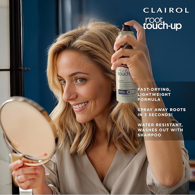 Clairol Root Touch-Up Temporary Hair Coloring Spray, Light Brown Hair Color, Pack of 1