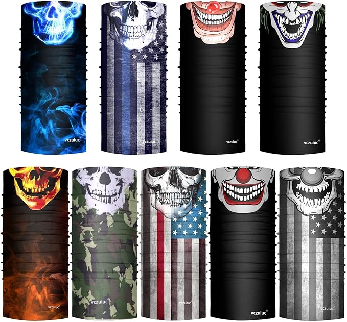 Neck Gaiter Face Cover - Sun Protection Mask Balaclava for Men and Women