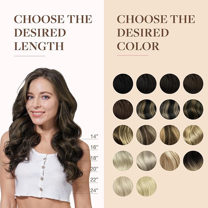 GOO GOO Clip in Hair Extensions Real Human Hair, Remy Human Hair Extensions Clip ins for Women, Natural Human Hair, 22inch 150g 7Pcs, 1B/16/1B Balayage Natural Black to Light Blonde