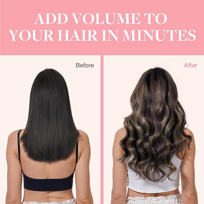 GOO GOO Clip in Hair Extensions Real Human Hair, Remy Human Hair Extensions Clip ins for Women, Natural Human Hair, 16inch 120g 7Pcs, 1B/16/1B Balayage Natural Black to Light Blonde