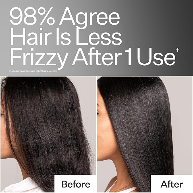 ACT+ ACRE Cold Processed 2% Squalene Anti-Frizz Leave In Conditioner - Deeply Nourishing Formula - Lightweight and Non-Greasy - Protects Against Damage - Vegan and Cruelty Free