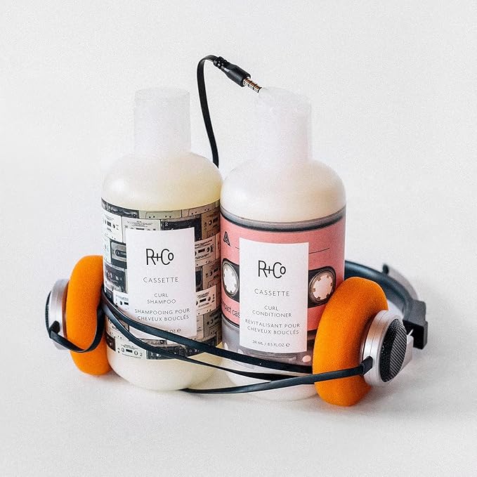 R+Co Cassette Curl Shampoo & Conditioner Set + Superseed Oil Complex | Defines Curls, Tames Frizz & Adds Shine | Vegan + Cruelty-Free | 8.5oz (Pack of 2)