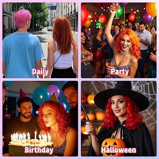 Christmas HairSpray Temporary Hair Color Spray for Women and Kids,One-Time Use Hair Spray, Washable Disposable Natural Color Hair Spray Dye for Party.Halloween, Cosplay (Green)