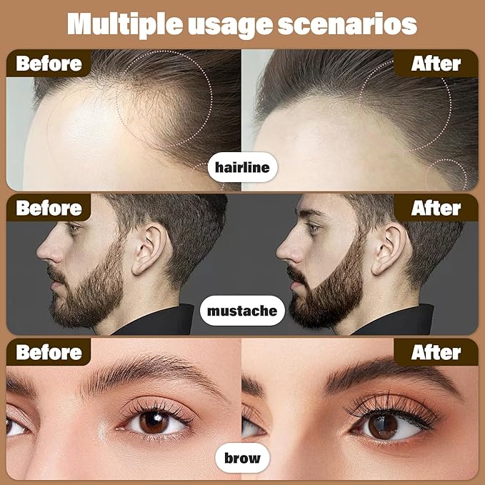 Root Touch Up Hair Color Powder For Concealing Hair Loss and Thinning, Gray Hair Shadow Root Cover Up Hairline Powder For Women Men Eyebrows, Beard Line (Dark Blonde, 0.35 Ounce)