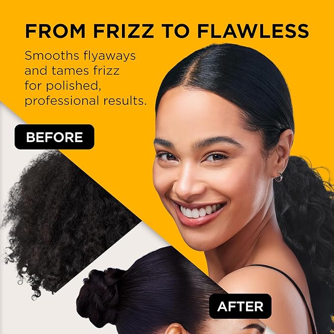 Style Factor EDGE BOOSTER® Strong Hold Styling Gel | Alcohol-Free Hair Gel with Camellia Sinensis Seed Oil for Curly, Wavy & Sleek Styles | Frizz Control, Long-Lasting and Flexible Hold (16.9oz)