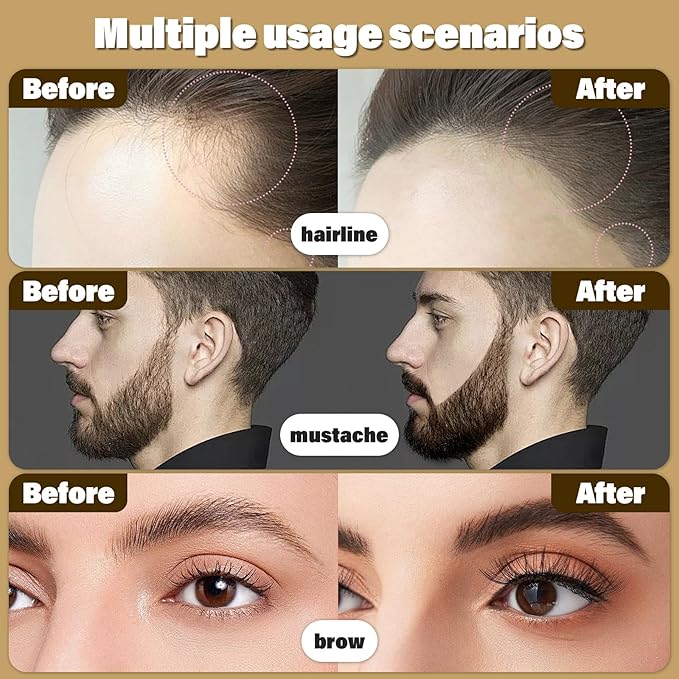 Root Touch Up Hair Color Powder For Concealing Hair Loss and Thinning, Gray Hair Shadow Powder Root Cover Up Hairline Powder For Women Men Eyebrows, Beard Line (Blonde, 0.35Ounce)
